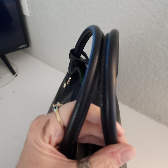 Like New Coach Margot Black Leather Shoulder Bag Purse - Picture 9 of 14